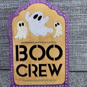 ⭐️Wooden Handpainted Halloween Nightlight